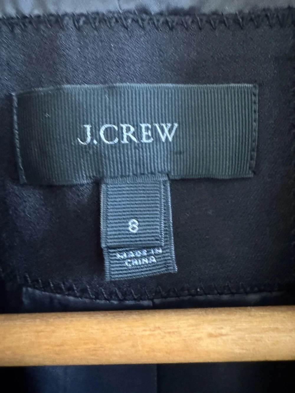 J.Crew style A2107 women’s Puff-sleeve Blazer size 8 black